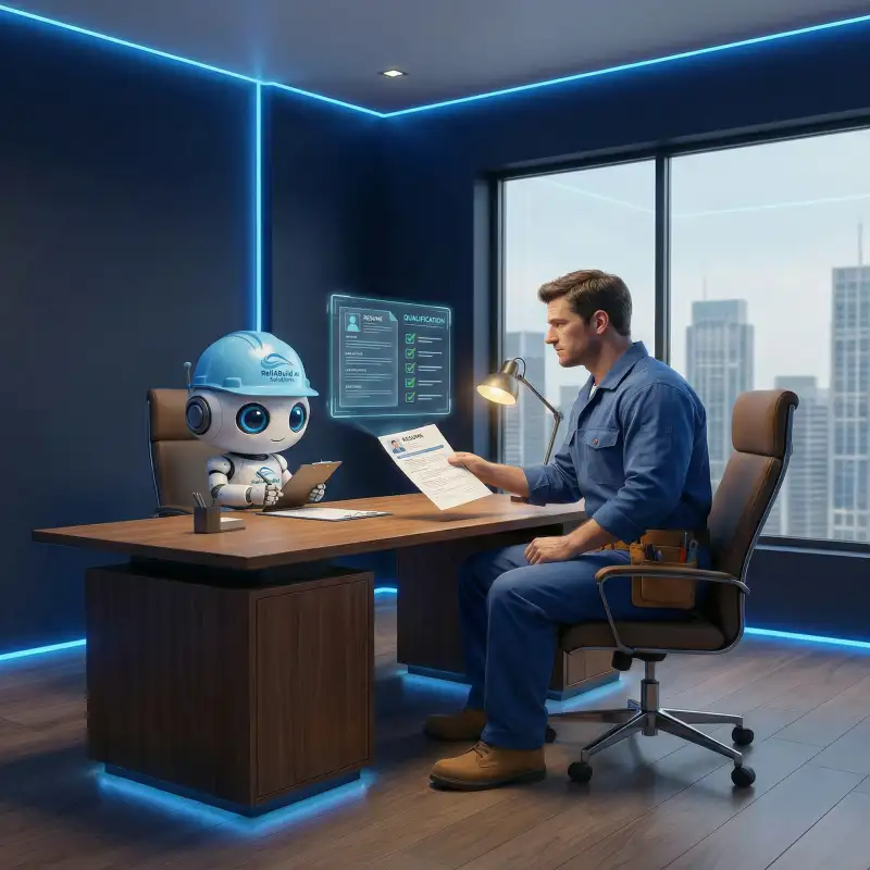 ReliAbuild AI bot screening and interviewing technician candidates