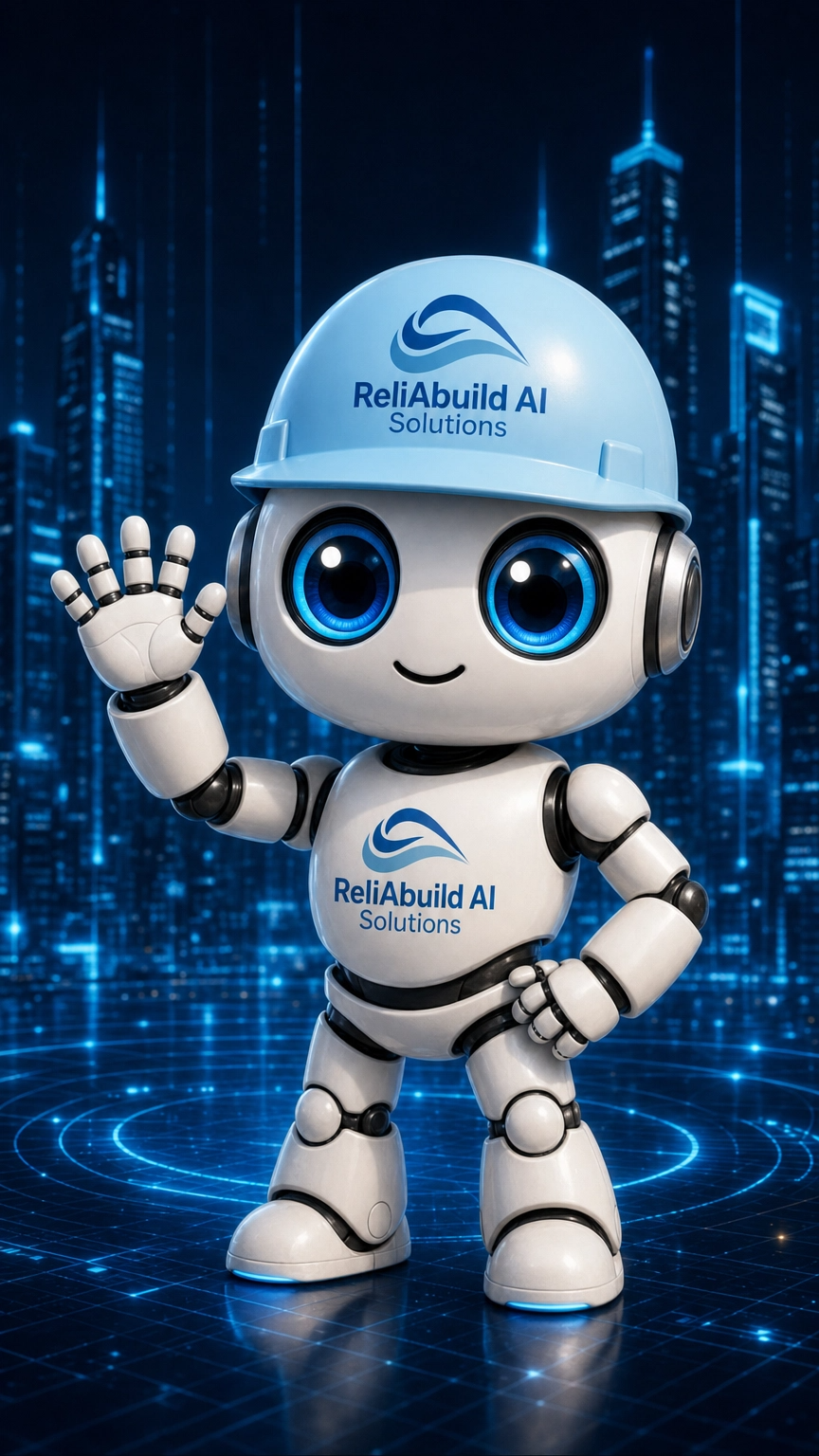 Reli, the ReliAbuild AI Solutions character
